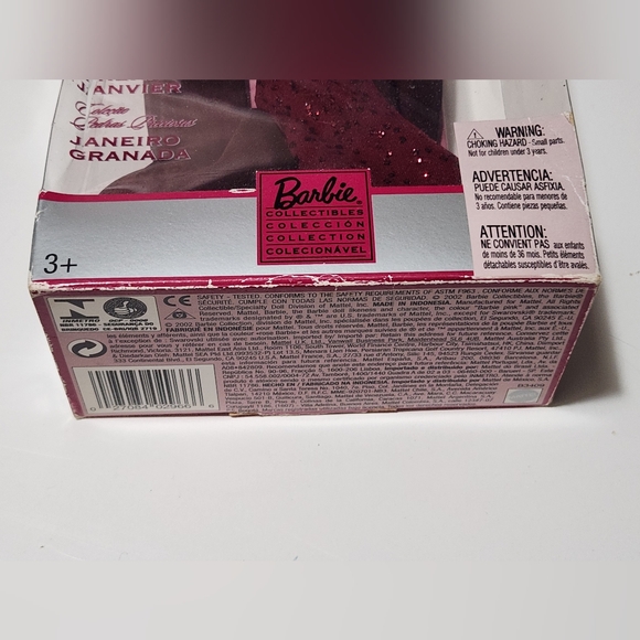 2002 January Garnet Barbie Doll The Birthstone Collection - Picture 8 of 12